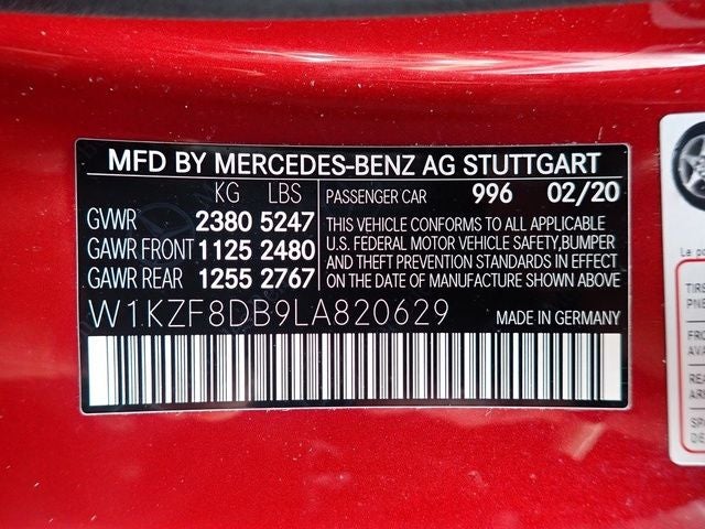 2020 Mercedes-Benz E-Class E 350