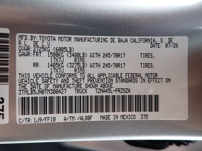 2026 Toyota Tacoma SR5
