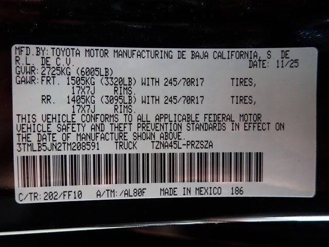 2026 Toyota Tacoma SR5