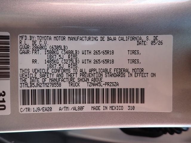 2026 Toyota Tacoma TRD Off-Road