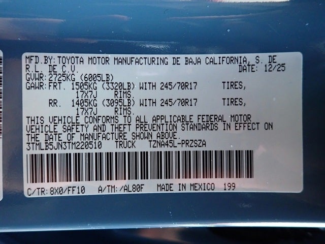 2026 Toyota Tacoma SR5