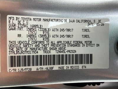 2026 Toyota Tacoma SR5