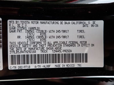2026 Toyota Tacoma SR5