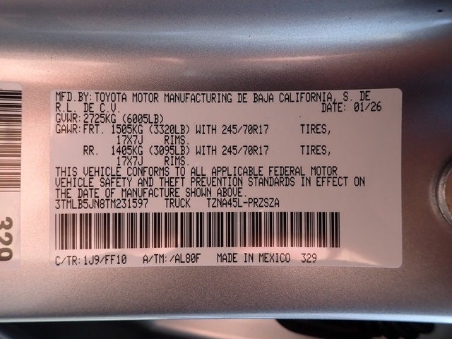 2026 Toyota Tacoma SR5