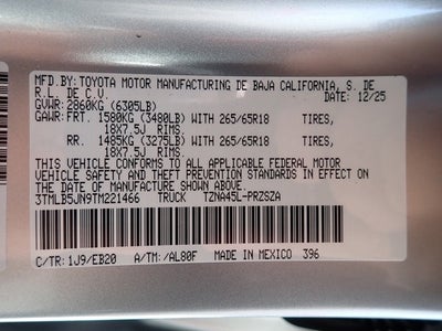 2026 Toyota Tacoma Limited