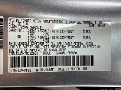 2026 Toyota Tacoma SR5