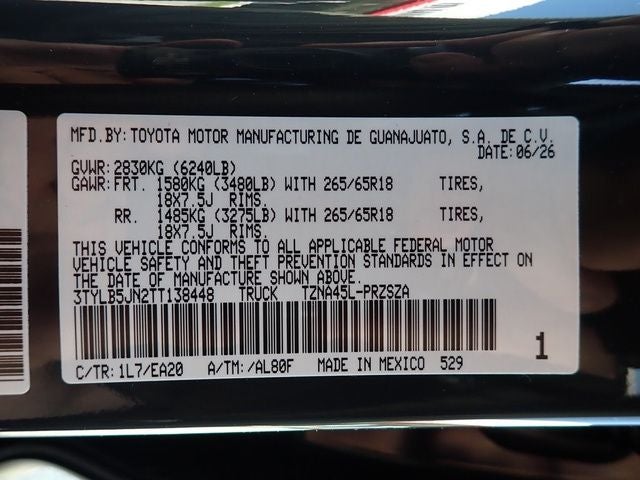 2026 Toyota Tacoma TRD Off-Road
