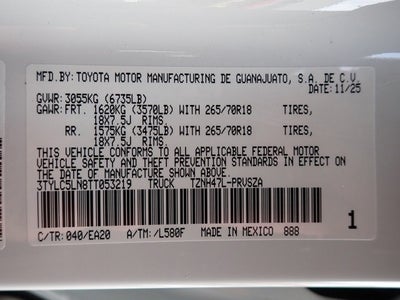 2026 Toyota Tacoma i-FORCE MAX Tacoma TRD Off-Road