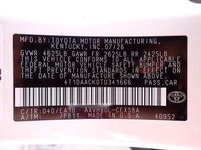 2026 Toyota Camry SE