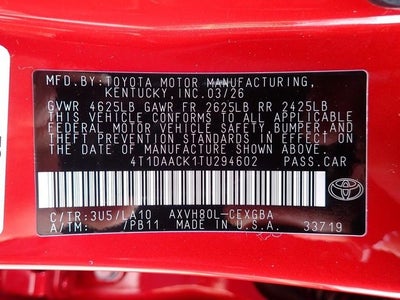 2026 Toyota Camry XLE