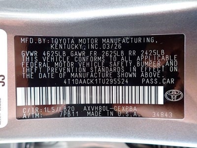 2026 Toyota Camry XSE