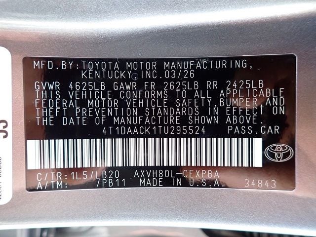 2026 Toyota Camry XSE