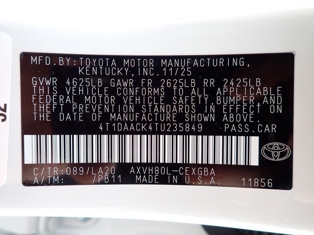 2026 Toyota Camry XLE