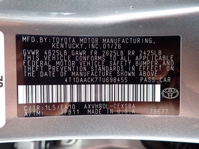 2026 Toyota Camry SE