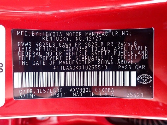 2026 Toyota Camry XSE