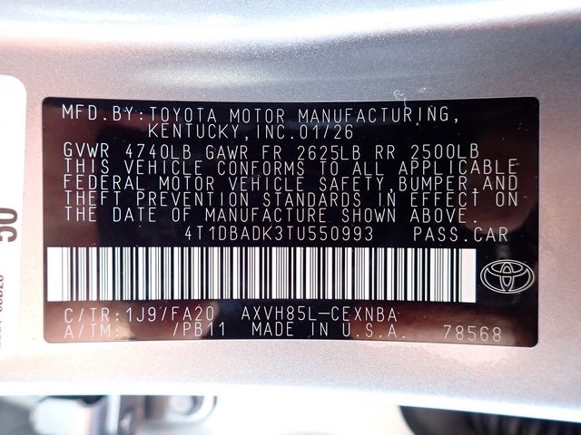 2026 Toyota Camry LE AWD