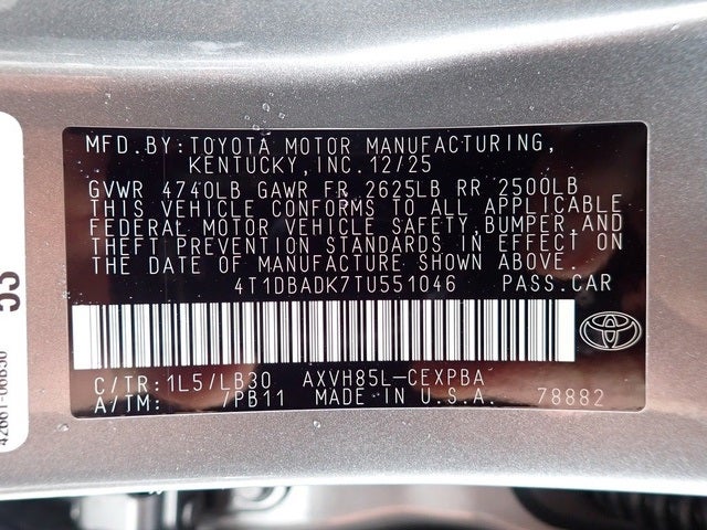 2026 Toyota Camry XSE AWD