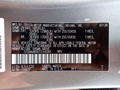 2026 Toyota Grand Highlander Limited