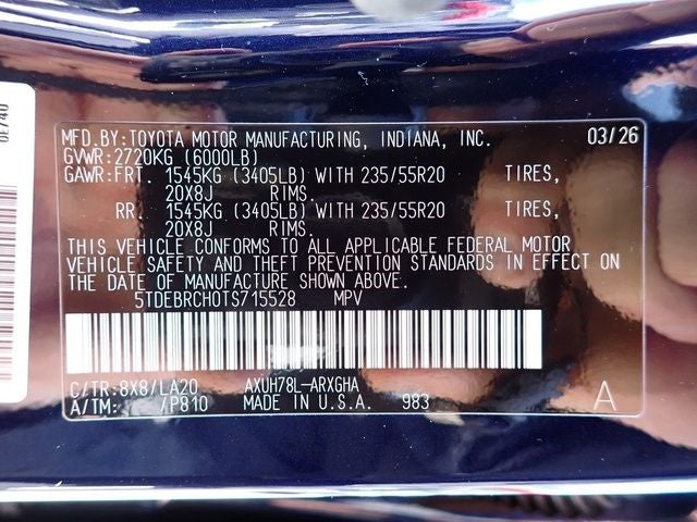 2026 Toyota Highlander Hybrid Platinum