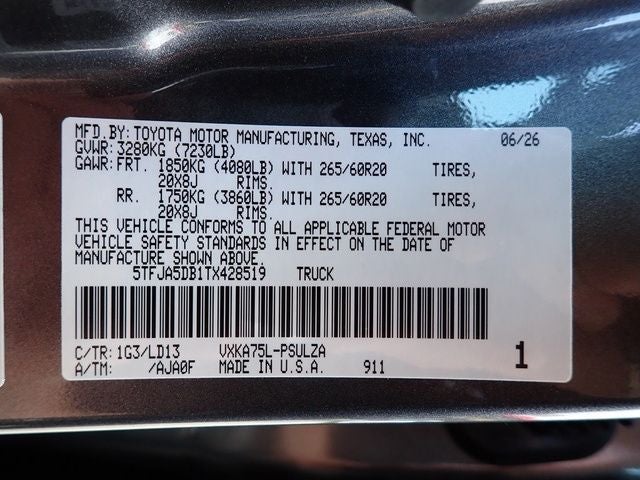2026 Toyota Tundra Limited