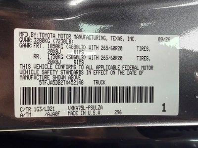 2026 Toyota Tundra Limited