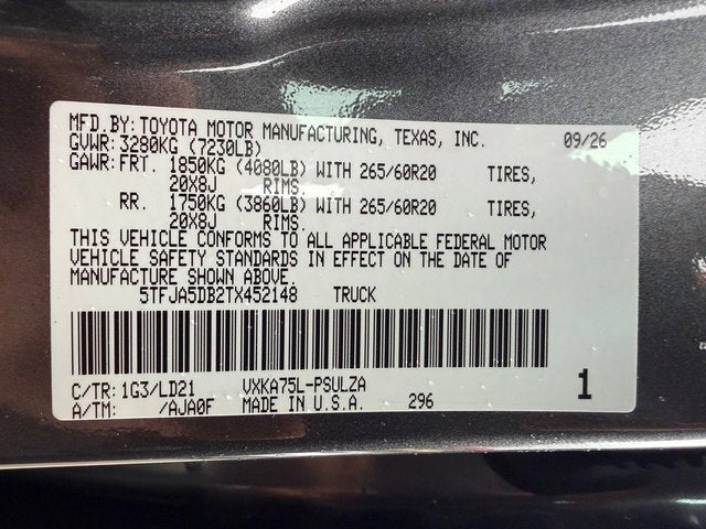 2026 Toyota Tundra Limited