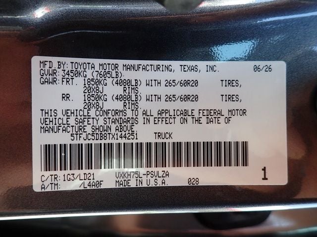 2026 Toyota Tundra i-FORCE MAX Tundra Limited