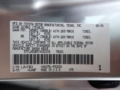 2026 Toyota Tundra SR5