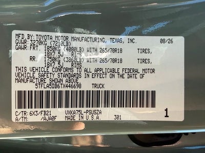 2026 Toyota Tundra SR5