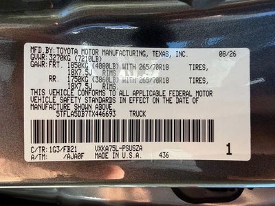 2026 Toyota Tundra SR5