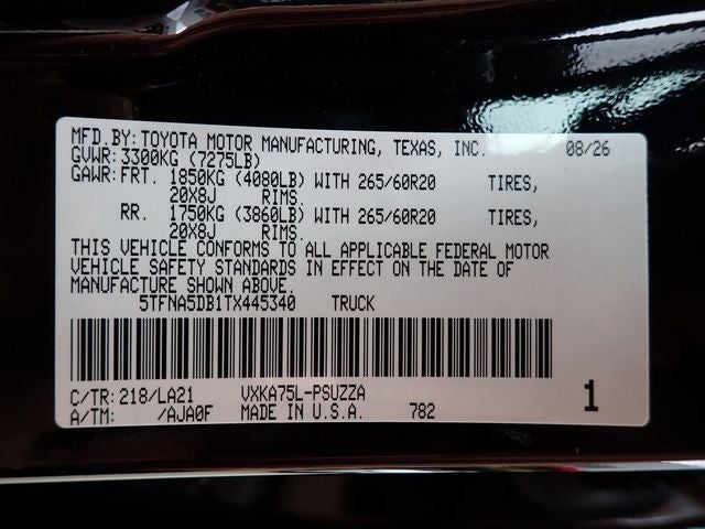 2026 Toyota Tundra Platinum