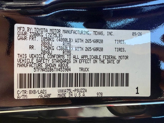2026 Toyota Tundra Platinum