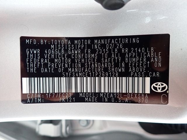 2026 Toyota Corolla SE