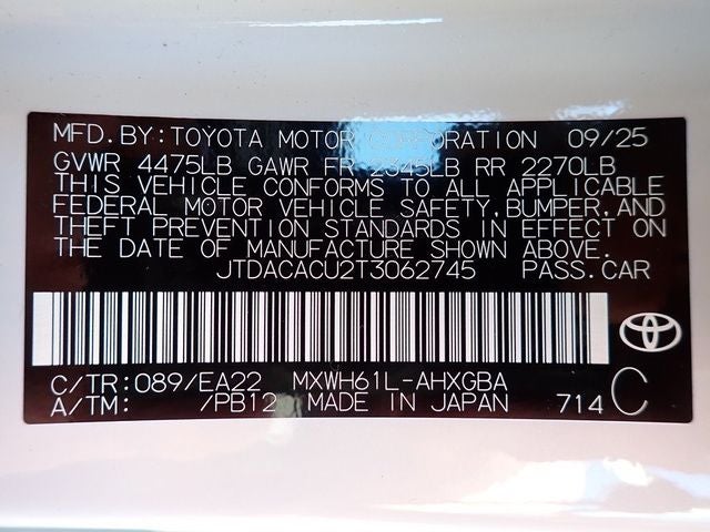 2026 Toyota Prius Plug-in Hybrid XSE