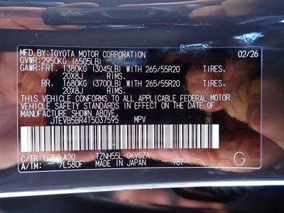 2026 Toyota 4Runner i-FORCE MAX 4Runner Limited