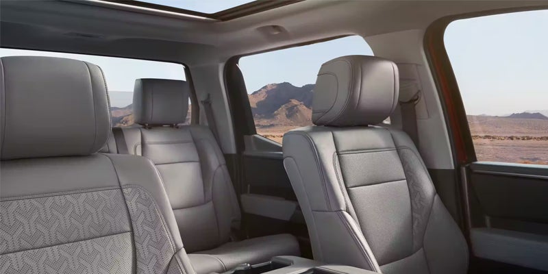 The interior seats in the 2024 Toyota Tundra in Pleasant Hills, PA