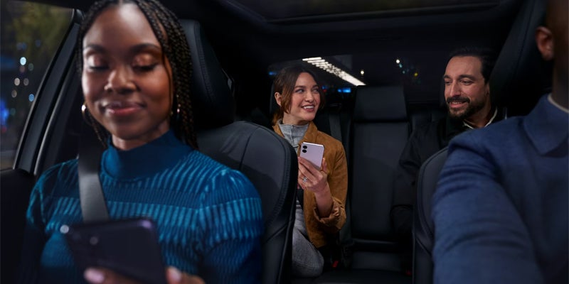 A group of friends in the 2025 Toyota Camry in Pleasant Hills, PA
