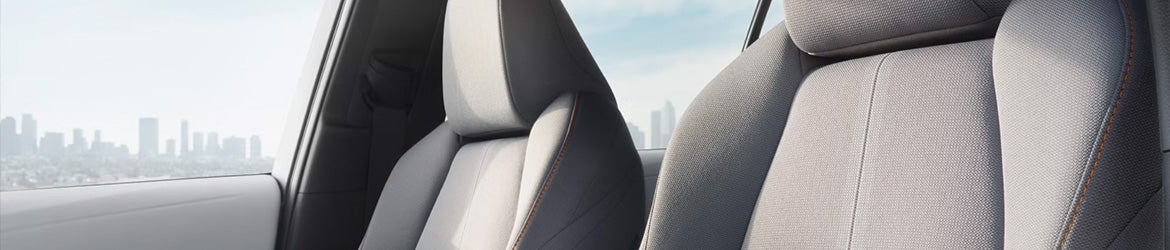 The seating options in the 2025 Toyota Corolla in Pleasant Hills, PA