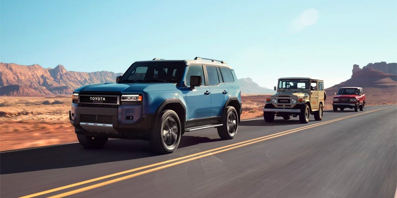 The trim level options of the 2025 Toyota Land Cruisier in Pleasant Hills, PA