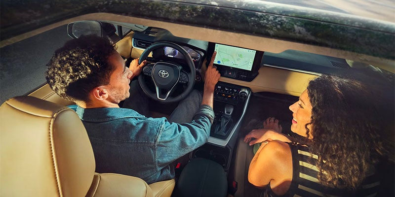 The safety features in the 2025 Toyota RAV4 Hybrid in Pleasant Hills, PA