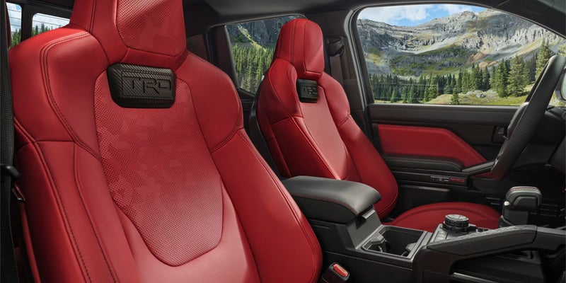 The interior of the 2025 Toyota Tacoma in Pleasant Hills, PA