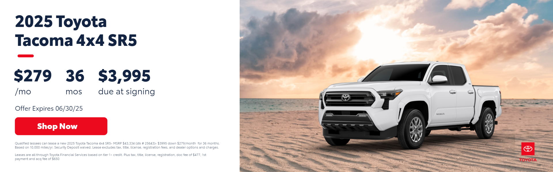 2025 Toyota Tacoma Offers